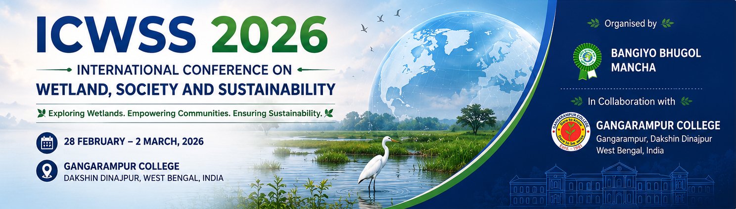 ICWSS 2026 – International Conference on Wetland, Society & Sustainability